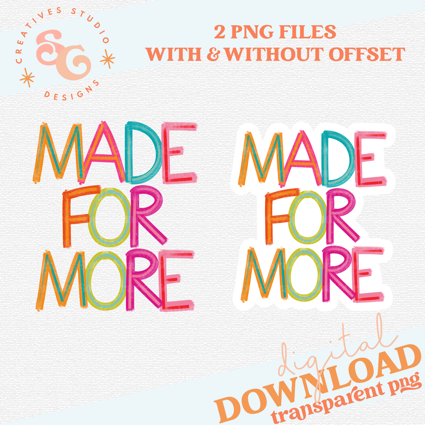 MADE FOR MORE SET OF 2