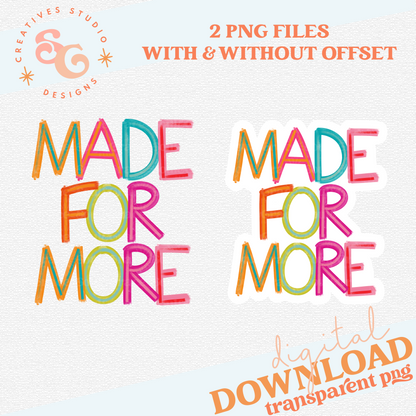 MADE FOR MORE SET OF 2