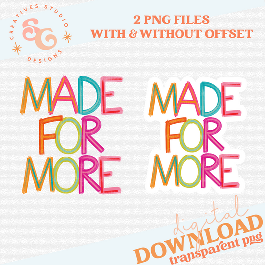 MADE FOR MORE SET OF 2