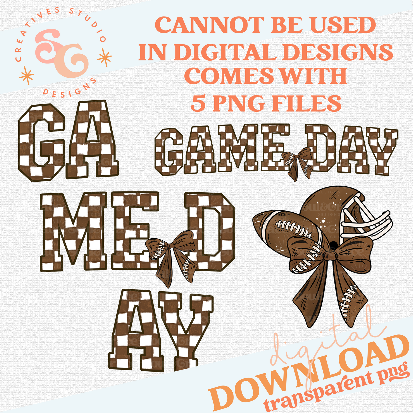 NEUTRAL GAME DAY (SET OF 5)