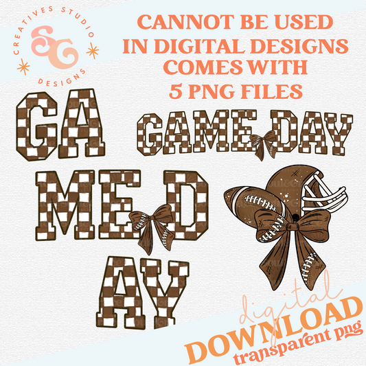 NEUTRAL GAME DAY (SET OF 5)