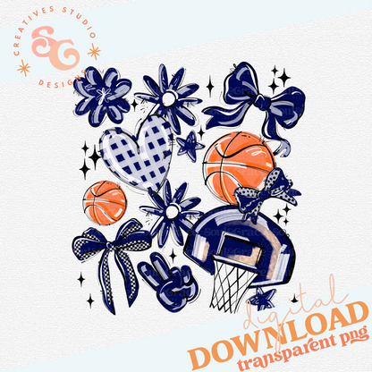 NAVY PLAY BALL BASKETBALL COLLAGE