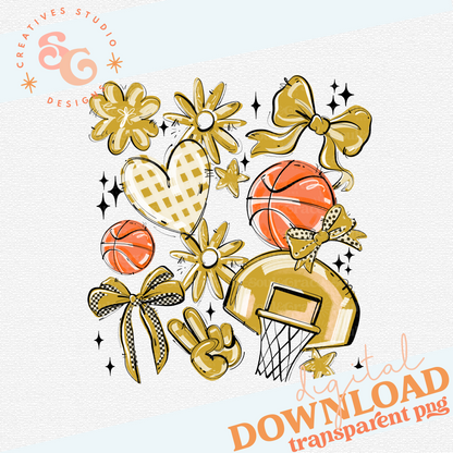 VEGAS GOLD PLAY BALL BASKETBALL COLLAGE