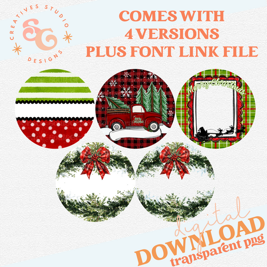 ROUND ORNAMENT SET