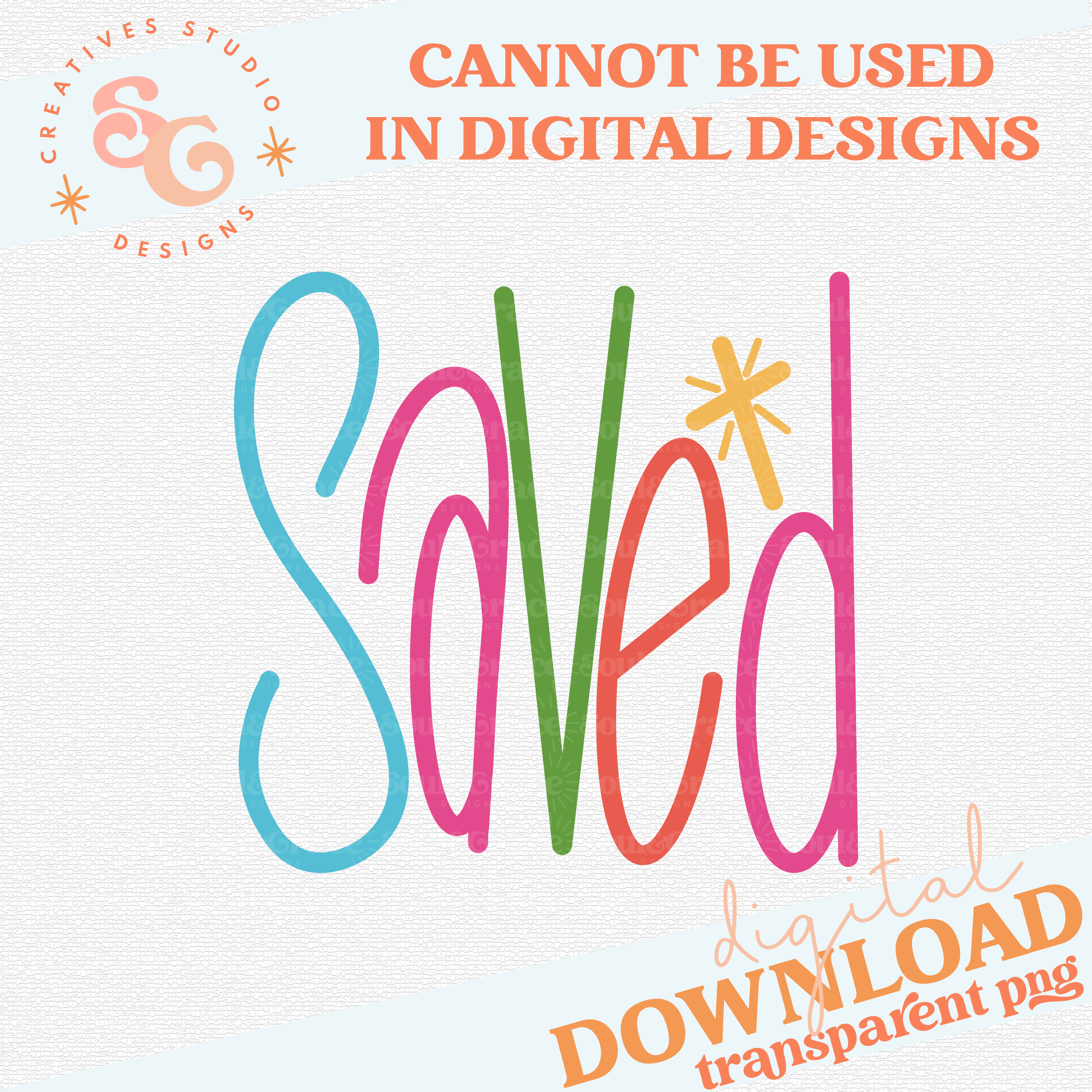 Save Form Lettering SAVED LETTERING – Soul & Grace Designs