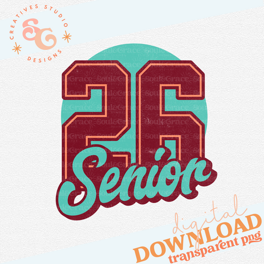 SENIOR DISTRESSED 26 AQUA
