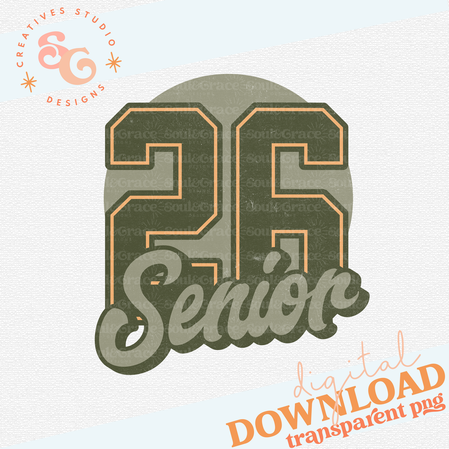 SENIOR DISTRESSED 26 ARMY
