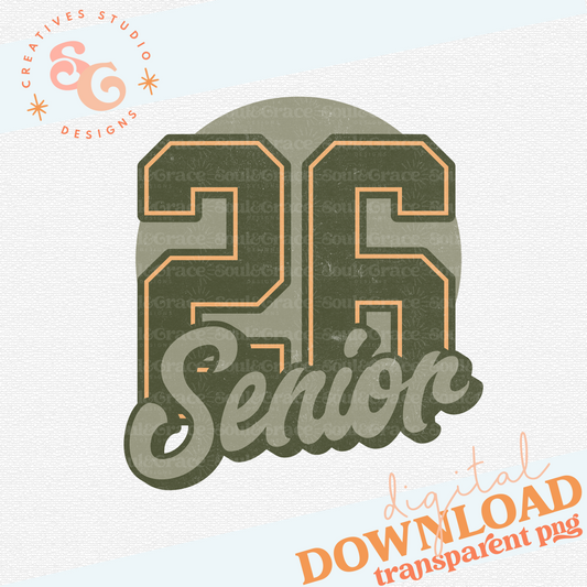 SENIOR DISTRESSED 26 ARMY