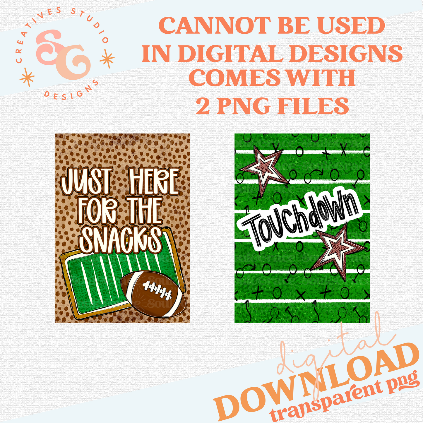 TOUCHDOWN SIGNS (SET OF 2)