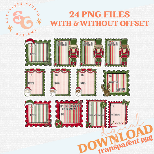 TRADITIONAL CHRISTMAS LABEL BUNDLE