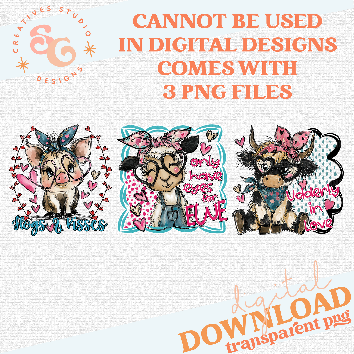 VALENTINE'S TEA TOWEL SET