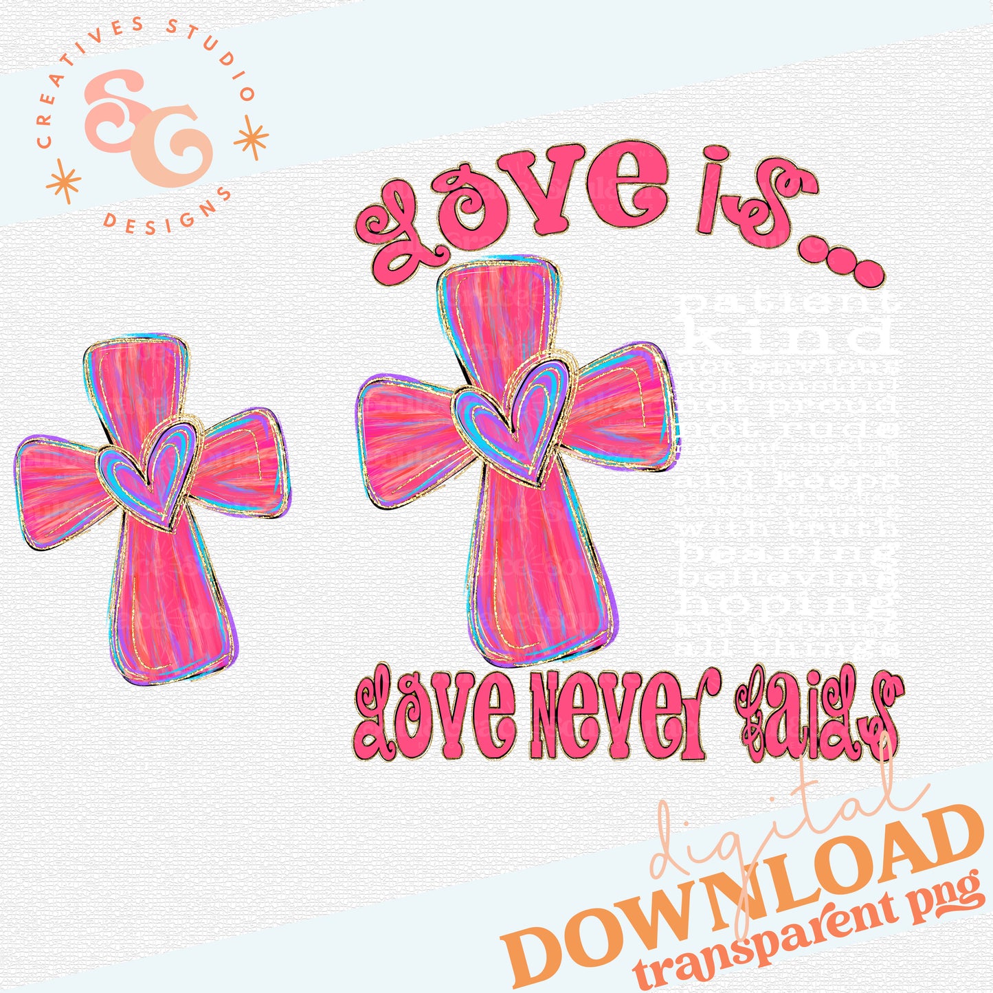 LOVE IS - WHITE PRINT VERSION