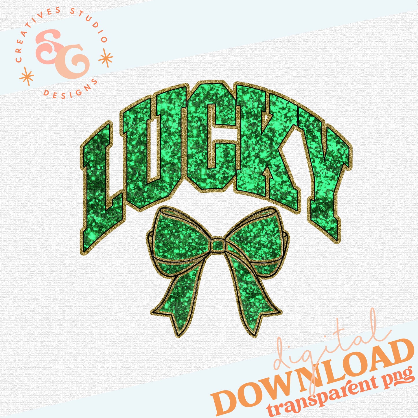 LUCKY GLITTER BOW