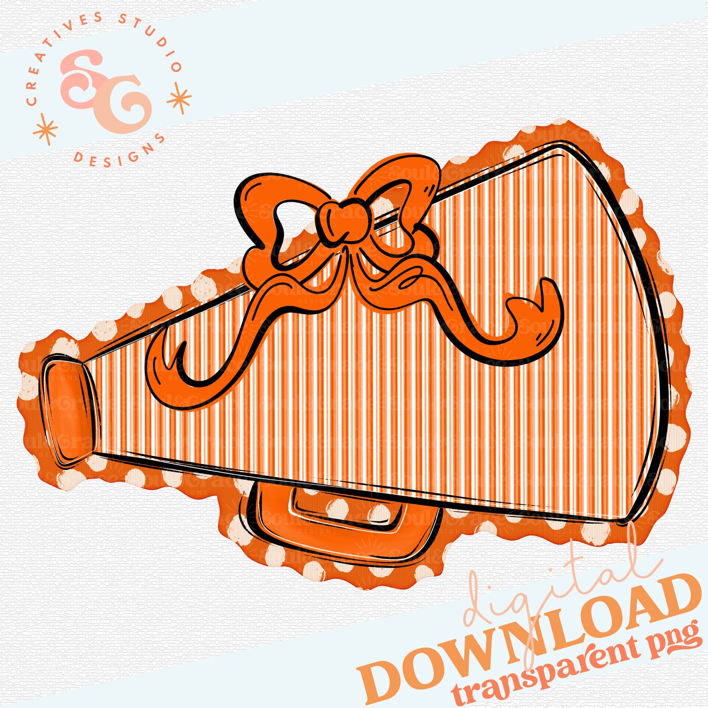 MEGAPHONES AND BOWS ORANGE