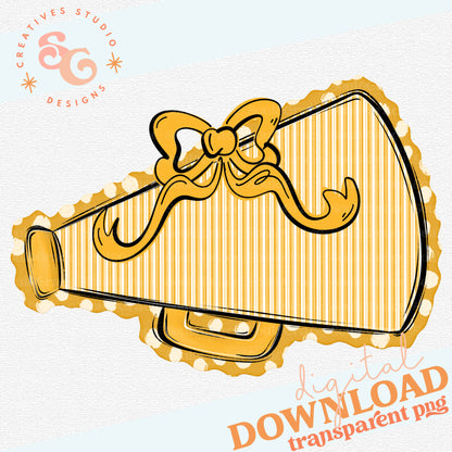 MEGAPHONES AND BOWS YELLOW