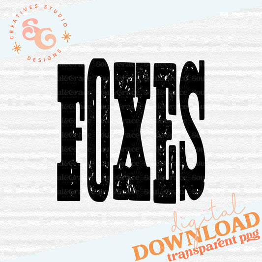 MIXED UP MASCOTS Foxes