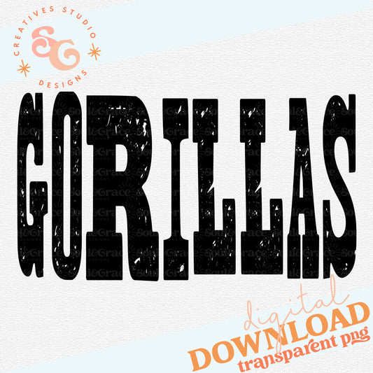 MIXED UP MASCOTS Gorillas