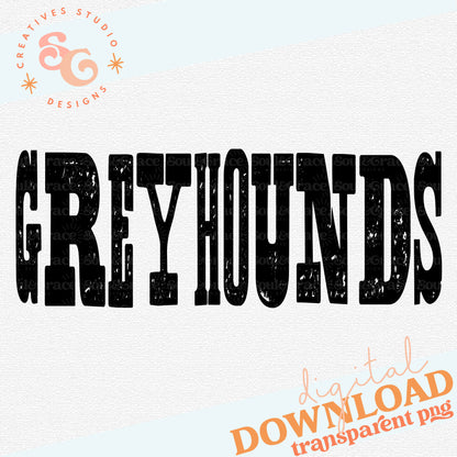 MIXED UP MASCOTS Greyhounds