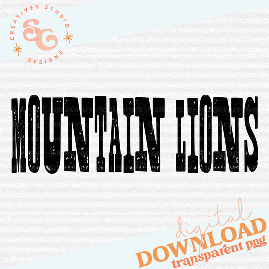 MIXED UP MASCOTS Mountain Lions