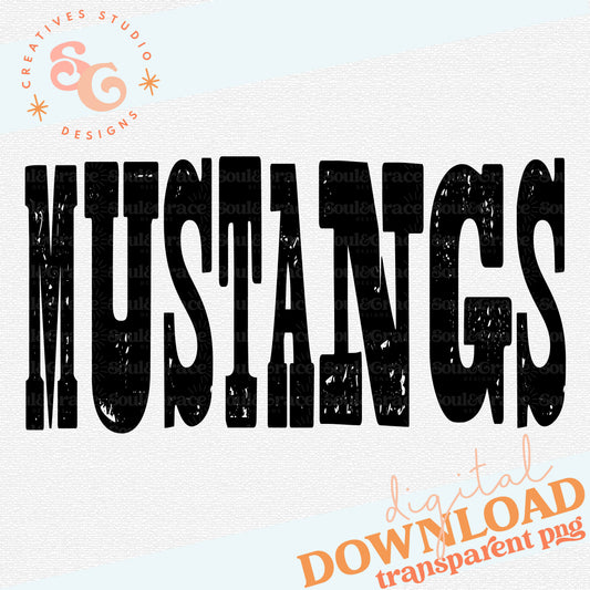 MIXED UP MASCOTS Mustangs