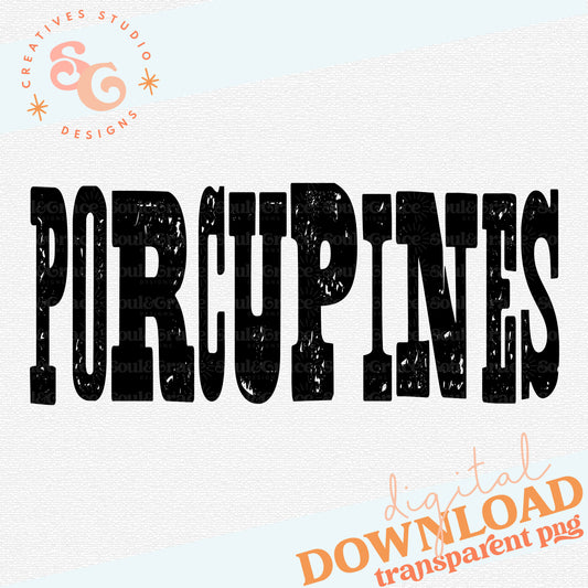 MIXED UP MASCOTS Porcupines