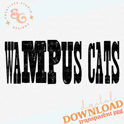 MIXED UP MASCOTS Wampus Cats