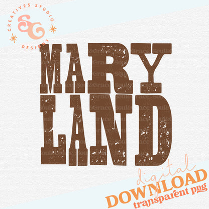 MIXED UP STATE MARYLAND