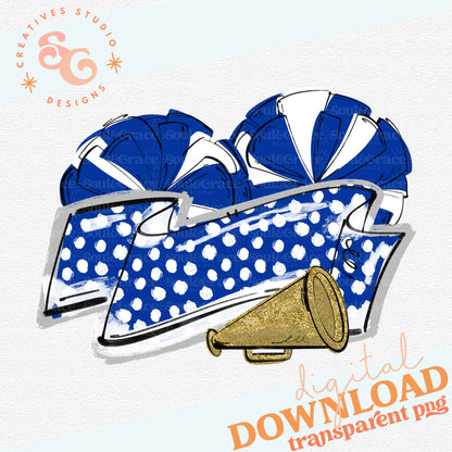 MUMS THE WORD CHEER BANNER ROYAL GOLD