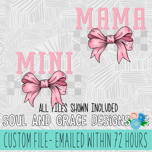 Mama and Mini Set - Coquette Bows