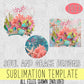 Mermaid Vibes Sublimation Set [Round, Tumbler Wrap, PNG Design]