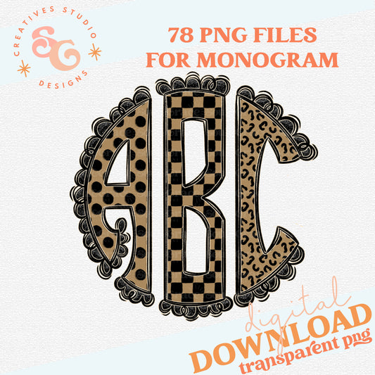 MIXED UP MONOGRAM