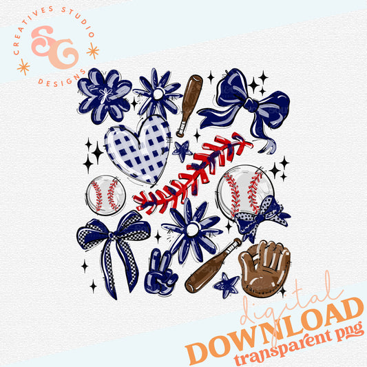NAVY PLAY BALL COLLAGE BASEBALL