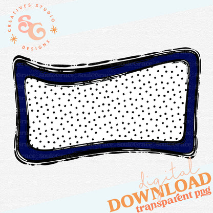 NAVY PLAY BALL PATCH