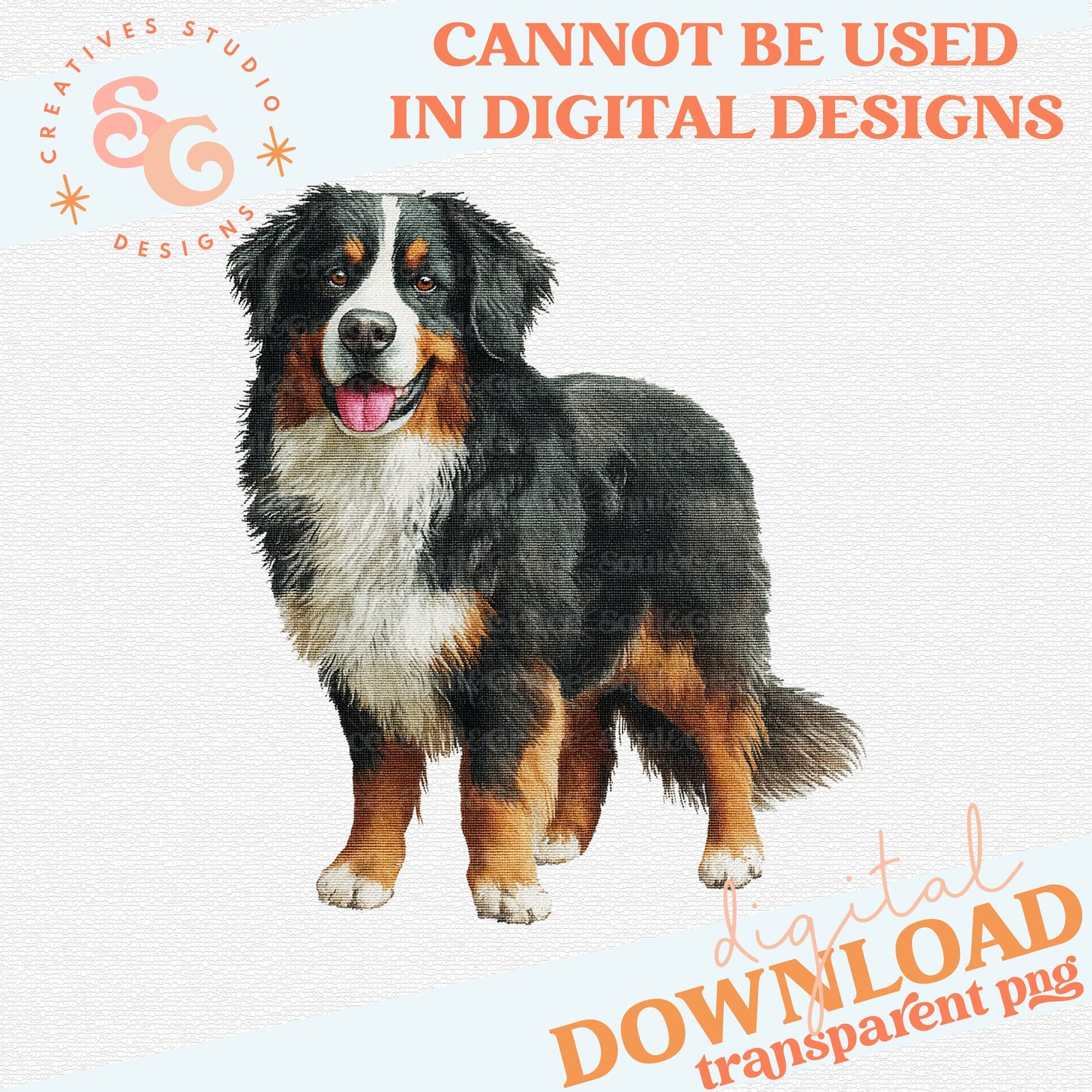 NEEDLEPOINT PETS BERNESE MOUNTAIN DOG