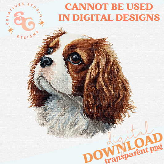 NEEDLEPOINT PETS CAVALIER SPANIEL