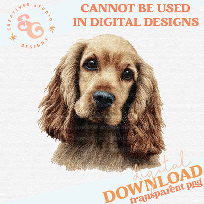 NEEDLEPOINT PETS COCKER SPANIEL