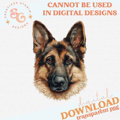 NEEDLEPOINT PETS GERMAN SHEPHERD