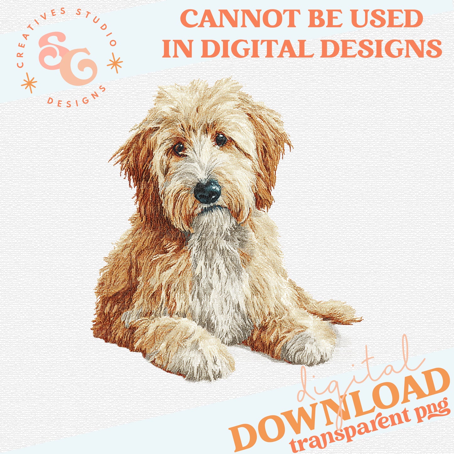 NEEDLEPOINT PETS GOLDEN DOODLE 2