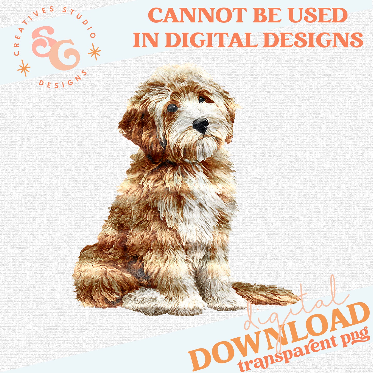 NEEDLEPOINT PETS GOLDEN DOODLE