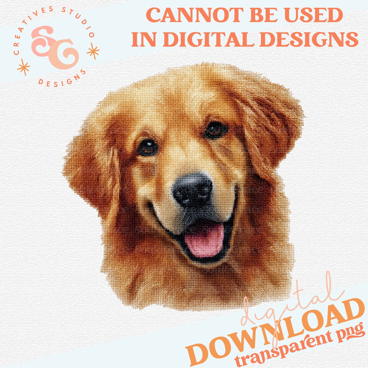 NEEDLEPOINT PETS GOLDEN RETRIEVER 2