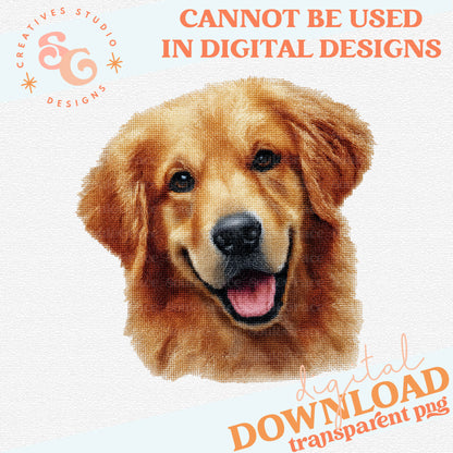 NEEDLEPOINT PETS GOLDEN RETRIEVER 2
