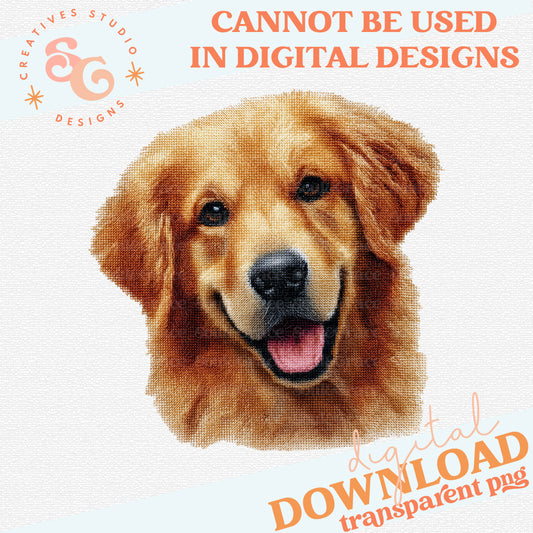 NEEDLEPOINT PETS GOLDEN RETRIEVER 2