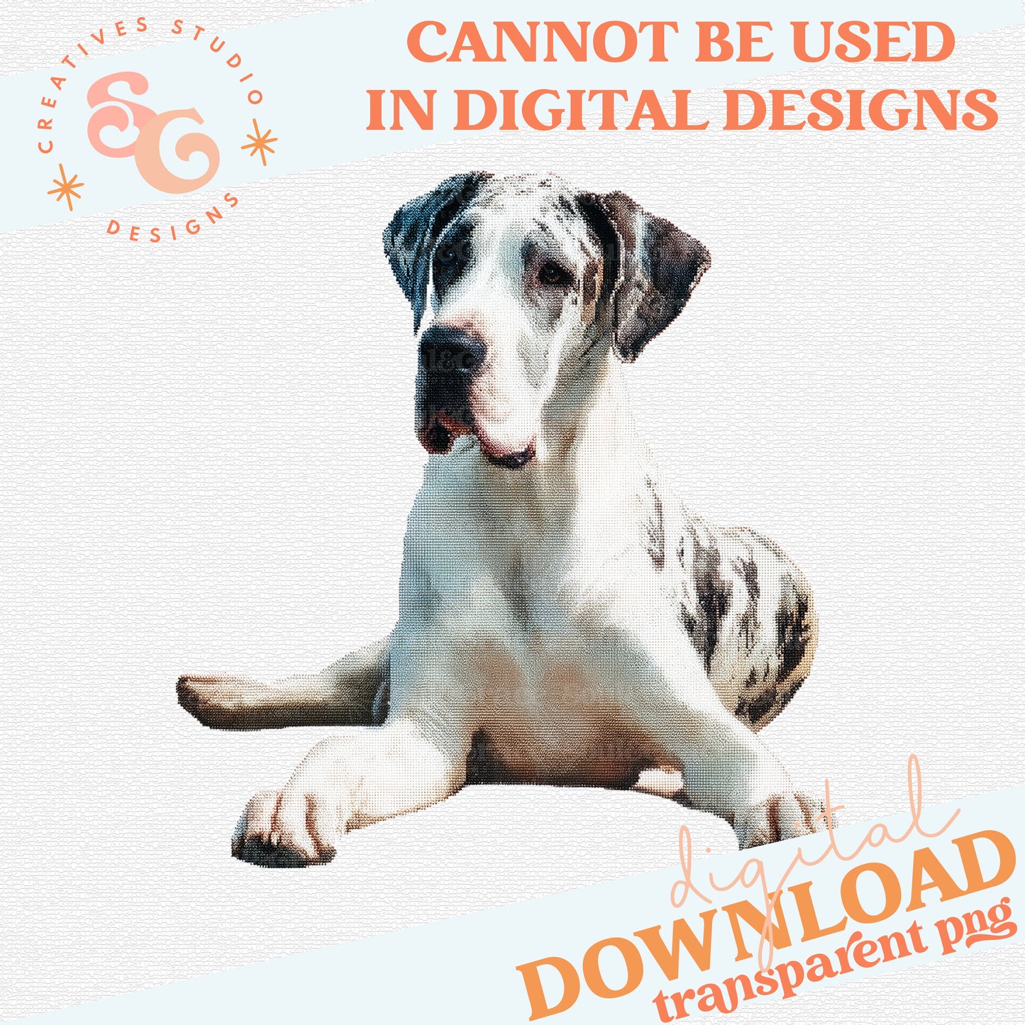 NEEDLEPOINT PETS GREAT DANE 2