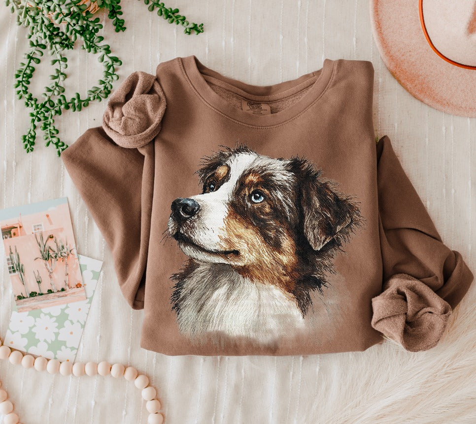 NEEDLEPOINT PETS AUSTRALIAN SHEPHERD