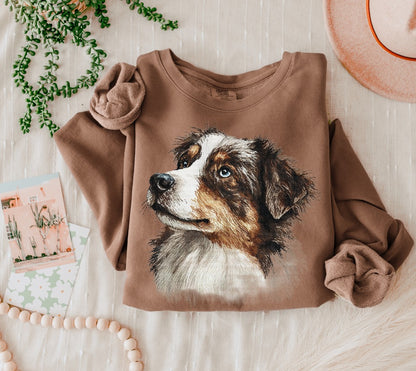 NEEDLEPOINT PETS AUSTRALIAN SHEPHERD