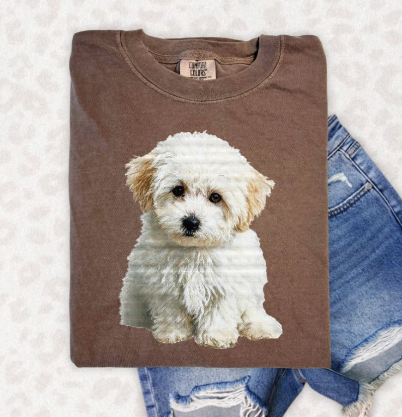 NEEDLEPOINT PETS BICHON POO