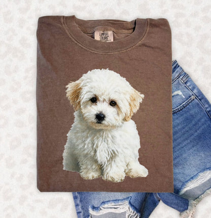 NEEDLEPOINT PETS BICHON POO