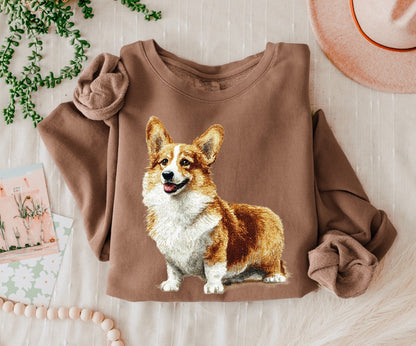 NEEDLEPOINT PETS CORGI