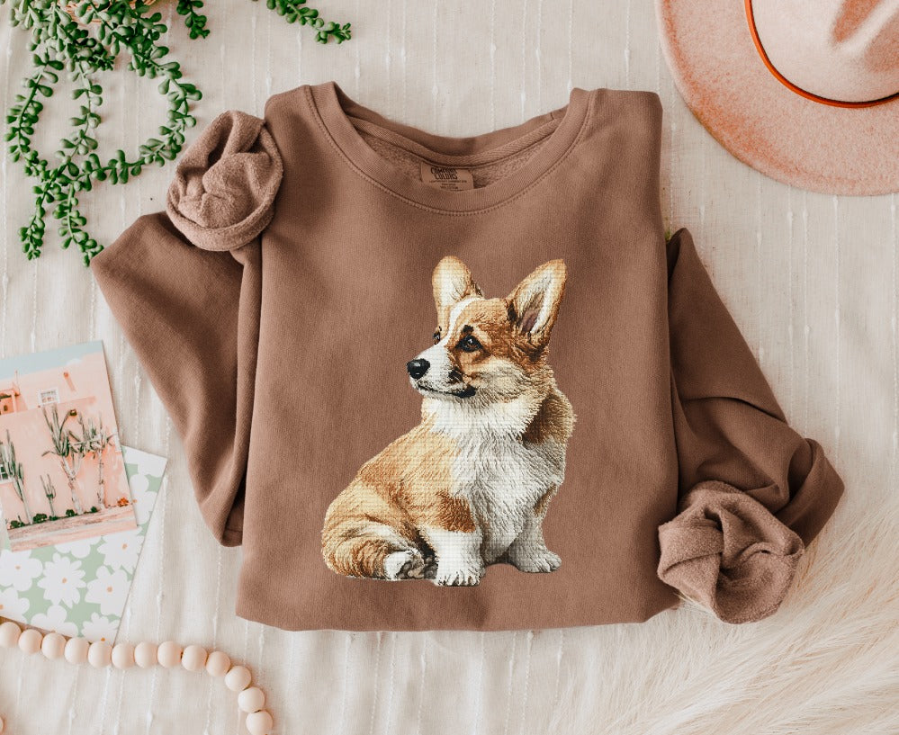 NEEDLEPOINT PETS CORGI 2