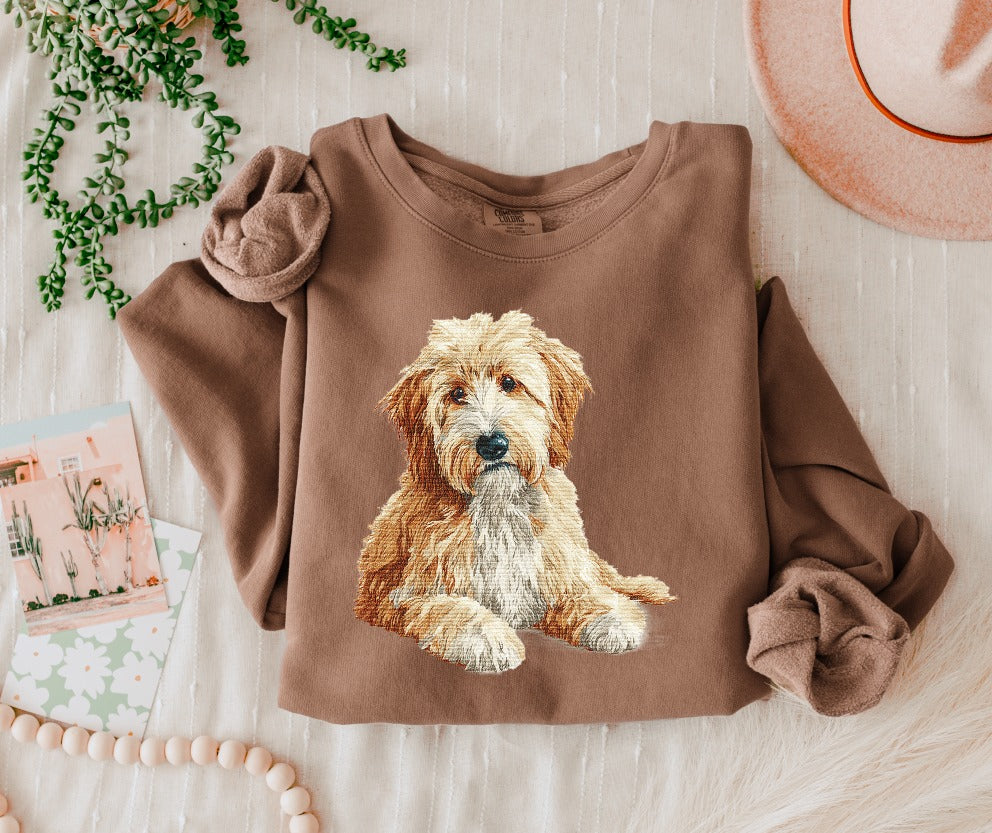 NEEDLEPOINT PETS GOLDEN DOODLE 2